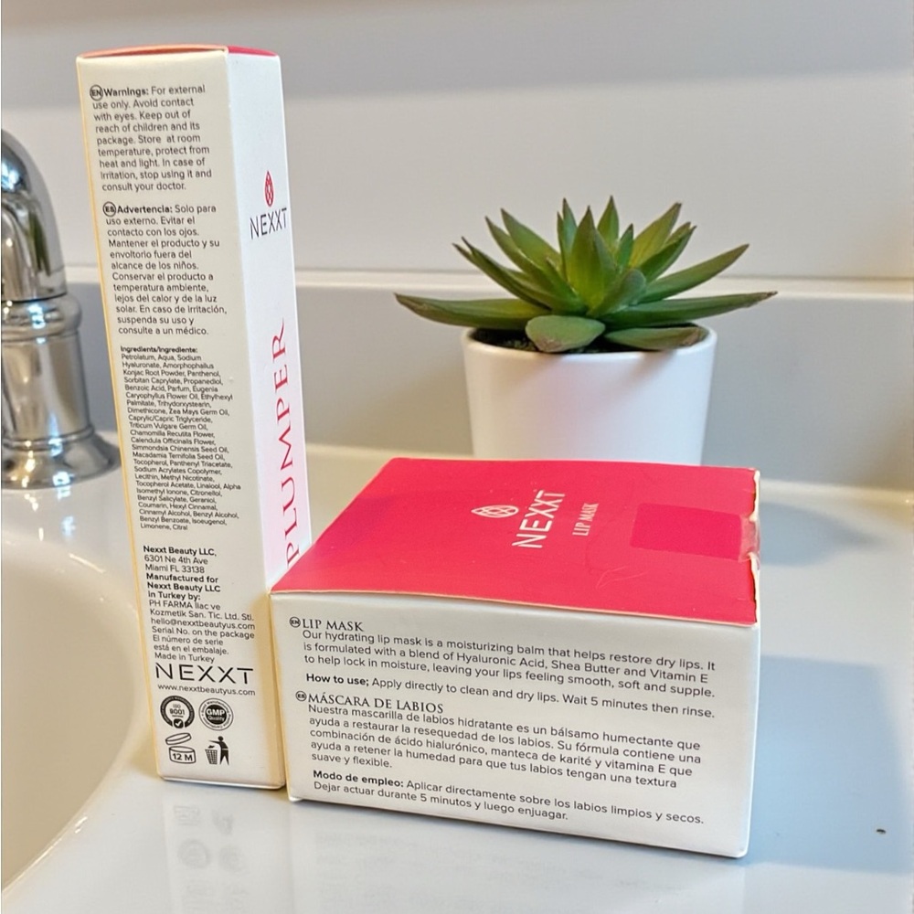 Nexx Lip Plumper and Mask Duo - Vibrant Pink NWT - Picture 3 of 3